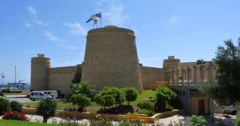 Castillo de Santa Ana en Roquetas de Mar
