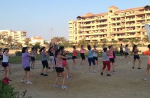 Gimnasia de mantenimiento en El ejido