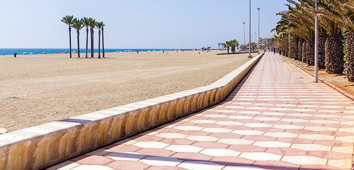 Paseo Marítimo de la URBA de Roquetas