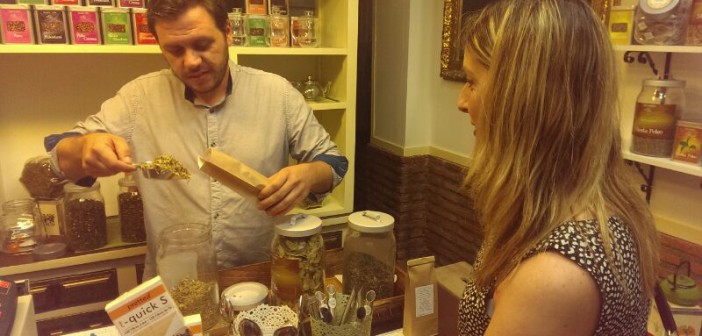Venta de té en Almería
