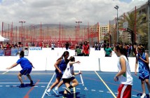 Baloncesto en la calle en Almería
