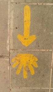 Señalización en el Camino Mozárabe de Almería