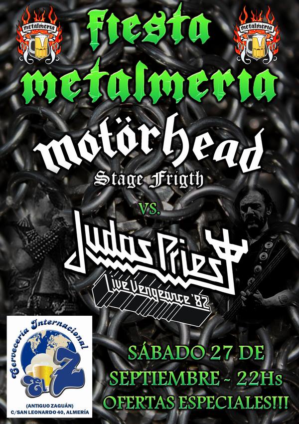 Fiesta 'MetAlmería' en el Z: 'Motorhead VS Judas Priest'