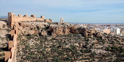 El Cerro de San Cristóbal en Almería