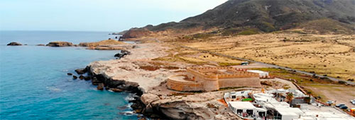 fortaleza Los Escullos, Cabo de Gata Almería,