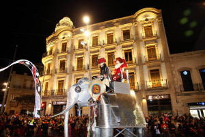 Carroza en el centro de Almería.