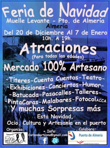 cartel mercado navidad puerto