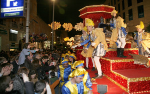 Cabalgata en Roquetas.