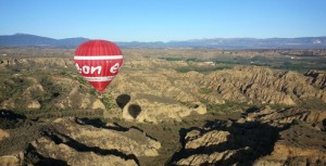 Volar en globo en Tabernas