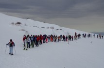 Senderismo con raquetas de nieve