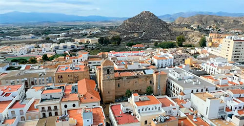 Vera-Almería vista panorámica pueblo