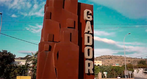 letrero Gádor-Almería