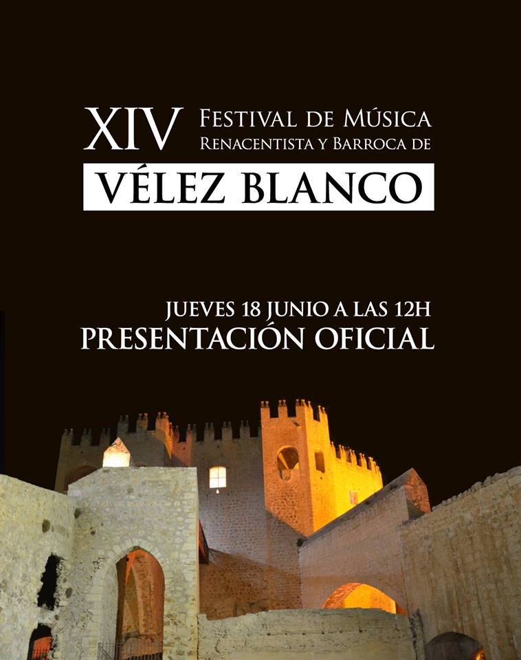 XIV Festival de Música Renacentista y Barroca de VélezBlanco WEEKY