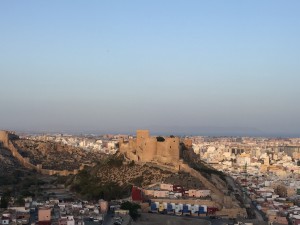 Vista de la Alcazaba desde el Cerro de las Mellizas