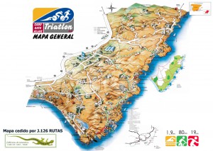 MAPA TRIATLON