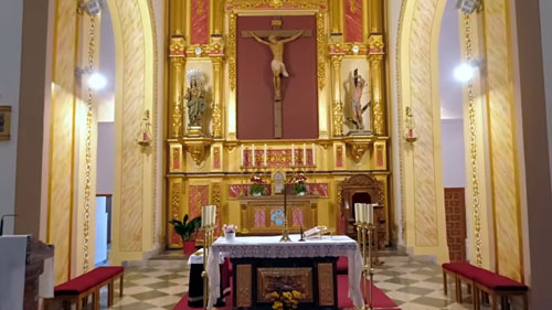 altar Iglesia de Nª Sª del Rosario Lubrín
