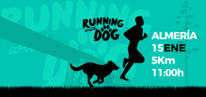 running with dog