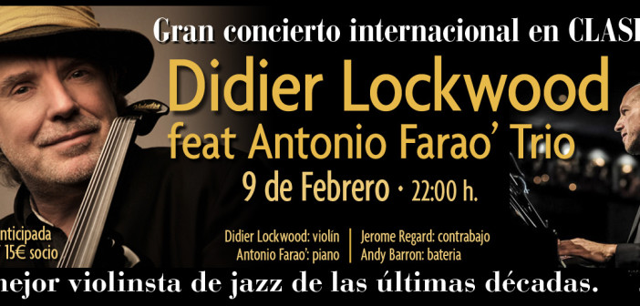 Concierto Didier Lockwood en Clasijazz