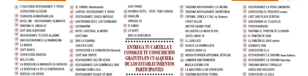 2017 cartel ruta de tapas por almeria