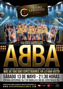 ABBA:The Gold Experience dentro de su Gira memory Tours 77-80