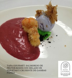 Salmorejo de frutos rojos