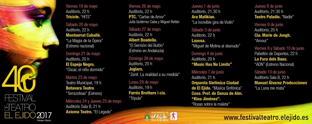 40 Festival de Teatro El Ejido