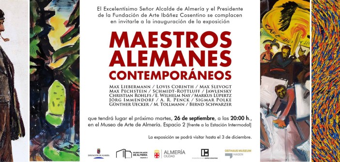 Exposición MAESTROS ALEMANES CONTEMPORÁNEOS