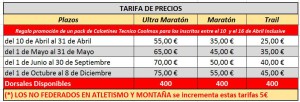 Ultra Maratón Costa de Almería 2017