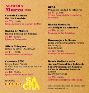 XV Ciclo de Música Sacra de Almería