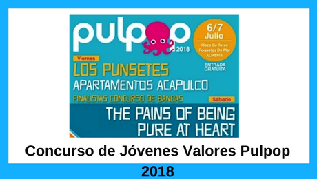 Concurso de Jóvenes Valores Pulpop Festival 2018