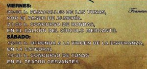Certamen de Tunas Almería
