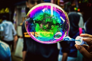 soap bubbles