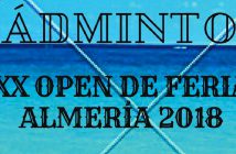 X Open Bagminton de Feria Almería 2018
