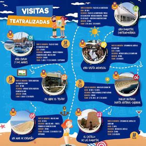 Rutas teatralizadas y espectáculos turísticos en Roquetas de Mar