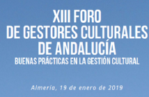 XIII FORO DE GESTORES CULTURALES DE ANDALUCÍA