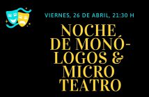Noche de Monólogos y Microteatro en Vera