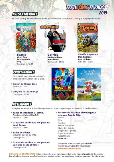 FESTICÓMIC El Ejido 2019