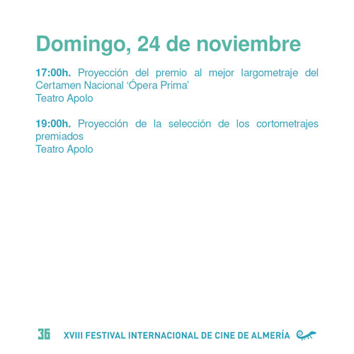 Festival Internacional de Cine de Almería FICAL 2019
