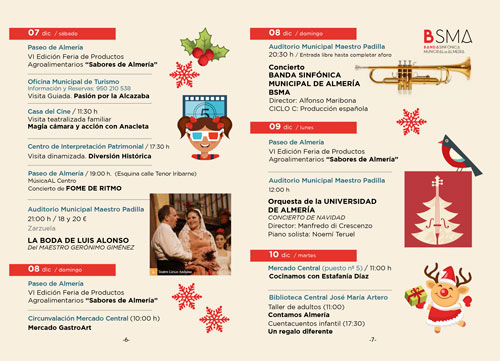 Programación de Navidad en Almería 2019/20