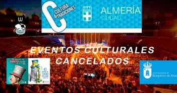 Eventos culturales cancelados en Almería