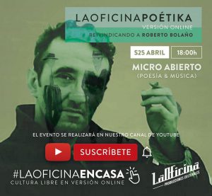 LaOficina Poétika Online poeta reivindicado Roberto Bolaño