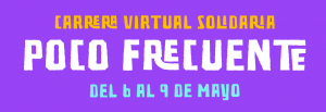 Carrera virtual solidaria "Poco frecuente"