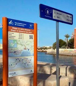 Ruta ciclista - Proyecto EuroVelo 8 - Almería