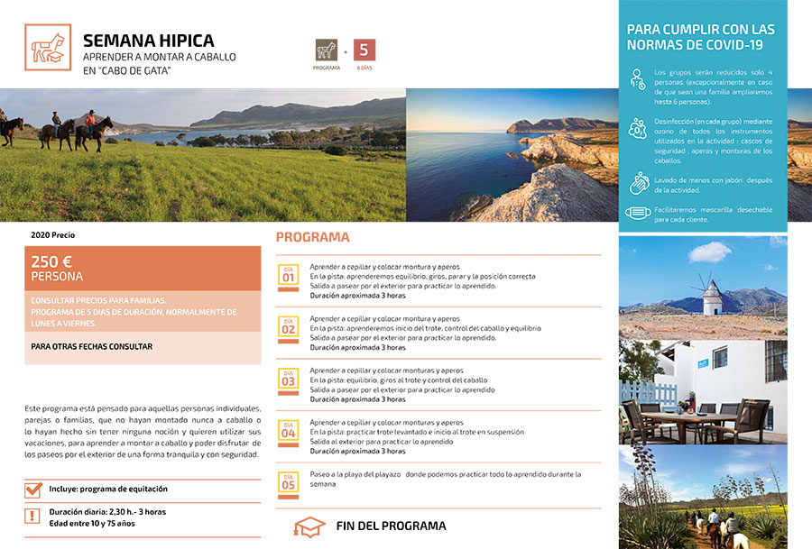 Vacaciones a caballo por Cabo de Gata