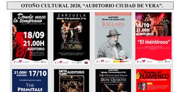 OTOÑO CULTURAL 2020" EN EL TEATRO AUDITORIO CIUDAD DE VERA