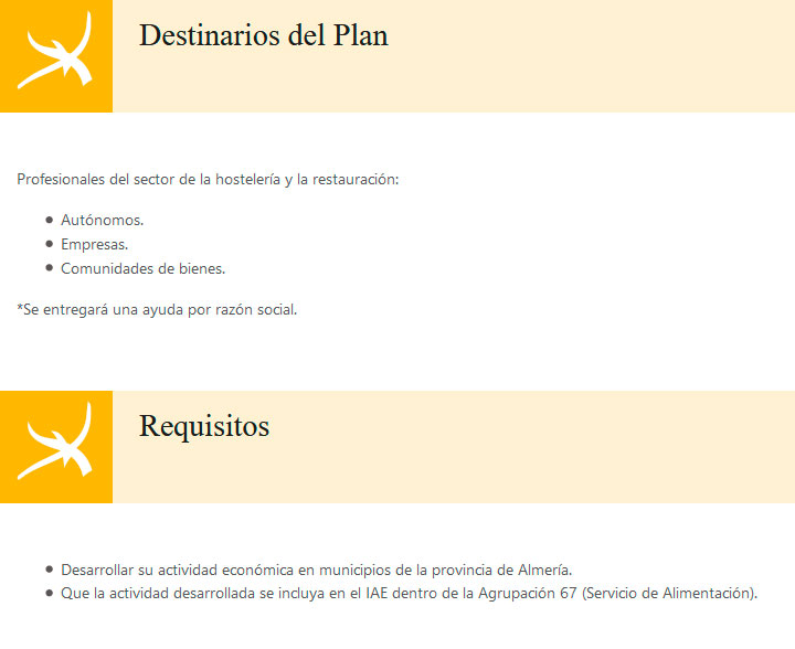 Plan Anfitriones ‘Diego García’ - Diputación de Almería