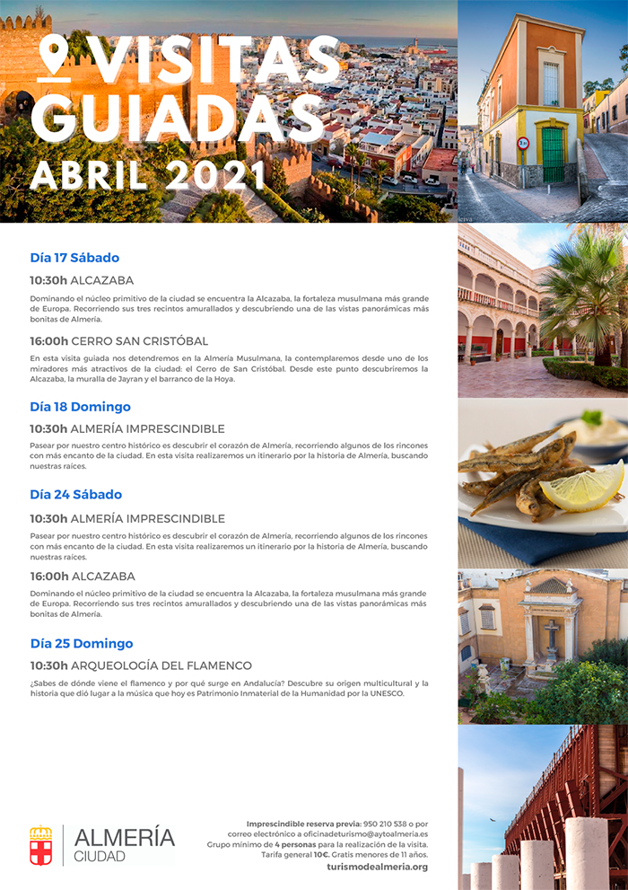 Visitas Guiadas por Almería - Primavera 2021