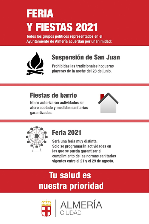 FERIA Y FIESTAS 2021 en Almería