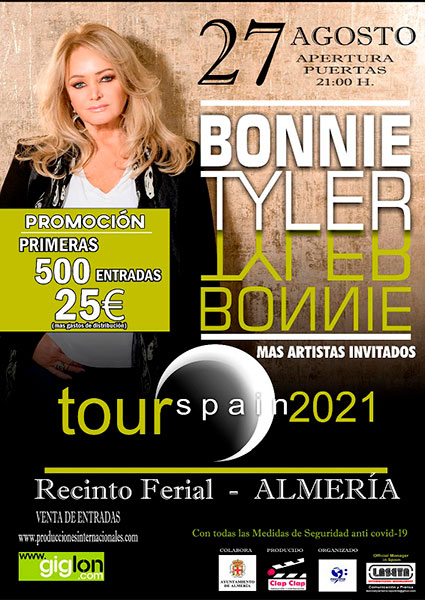 Bonnie Tyler en Almería