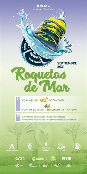 Copa del Rey y el Campeonato nacional de relevos de Triatlón en Roquetas de Mar